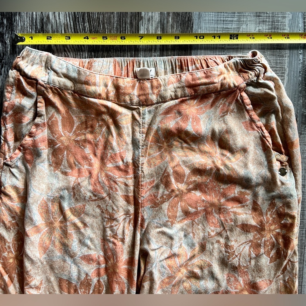 Roxy Women’s Midnight Journey Flared Beach Summer Pant Size Medium - Picture 7 of 8